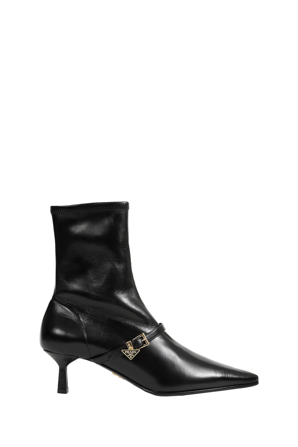 PRADA Stretch Nappa Leather Ankle Boots woman