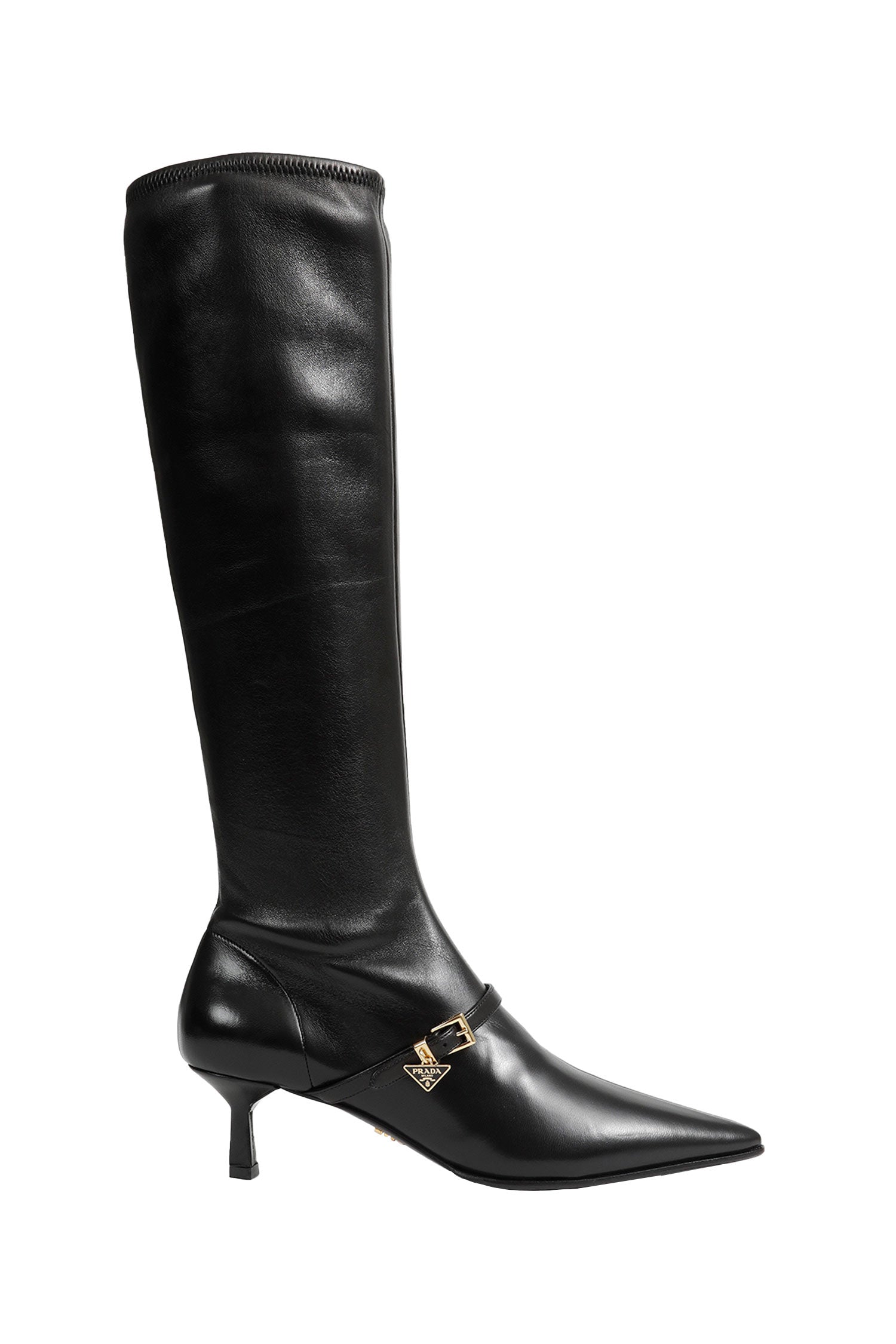 Stretch Nappa Leather Boots