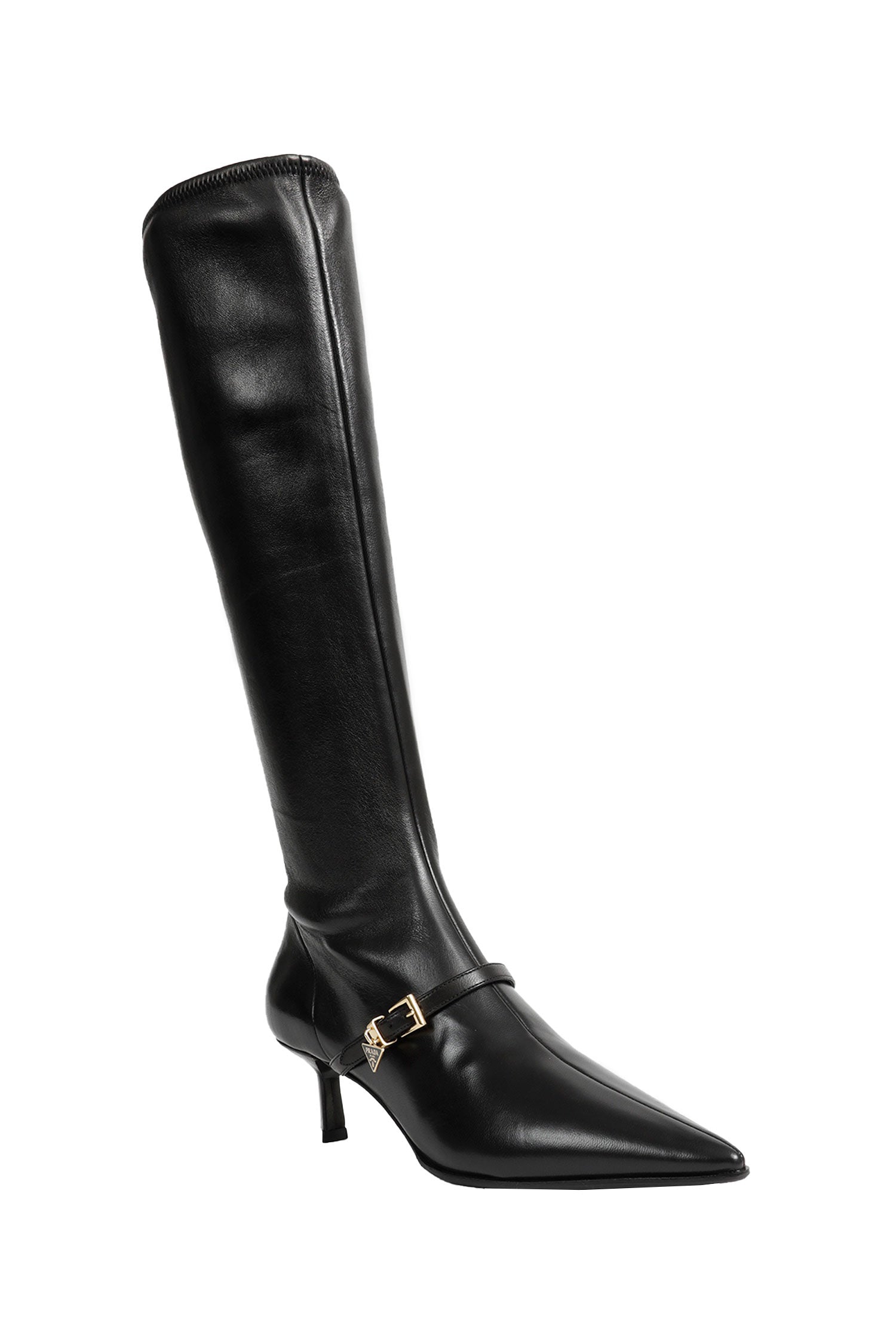 Stretch Nappa Leather Boots