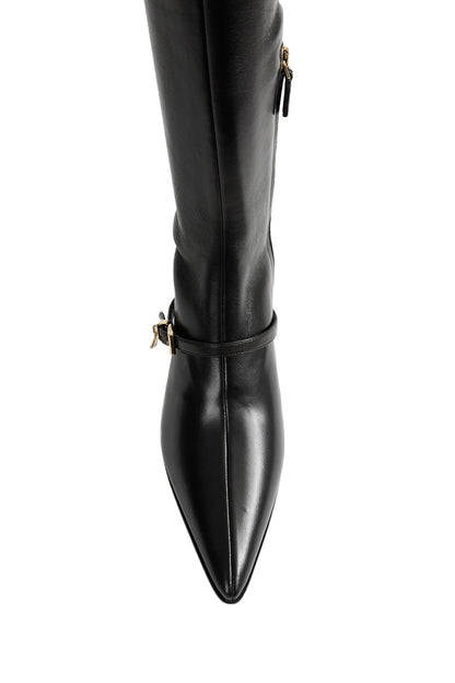 Stretch Nappa Leather Boots