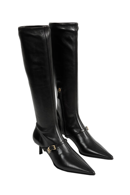 Stretch Nappa Leather Boots