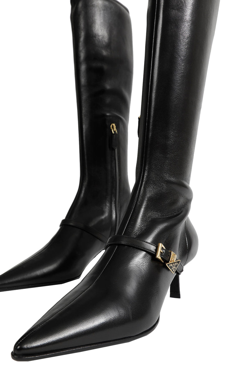 PRADA Stretch Nappa Leather Boots woman
