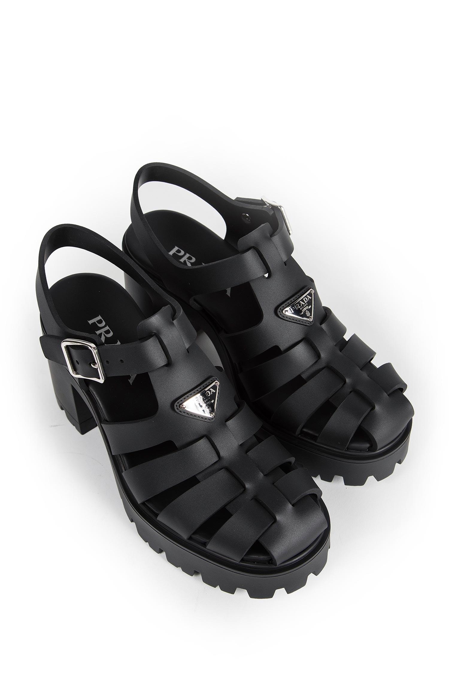 Rubber Platform Sandals