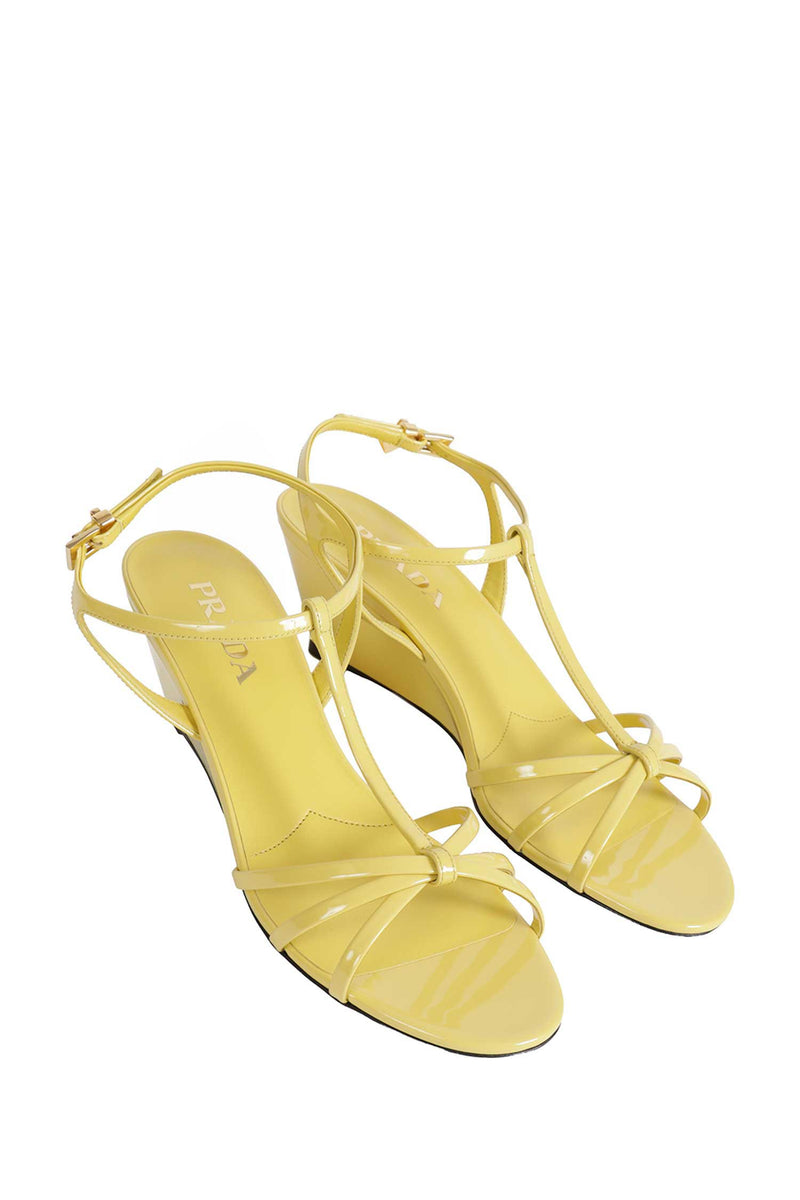 PRADA Patent Leather Sandals woman