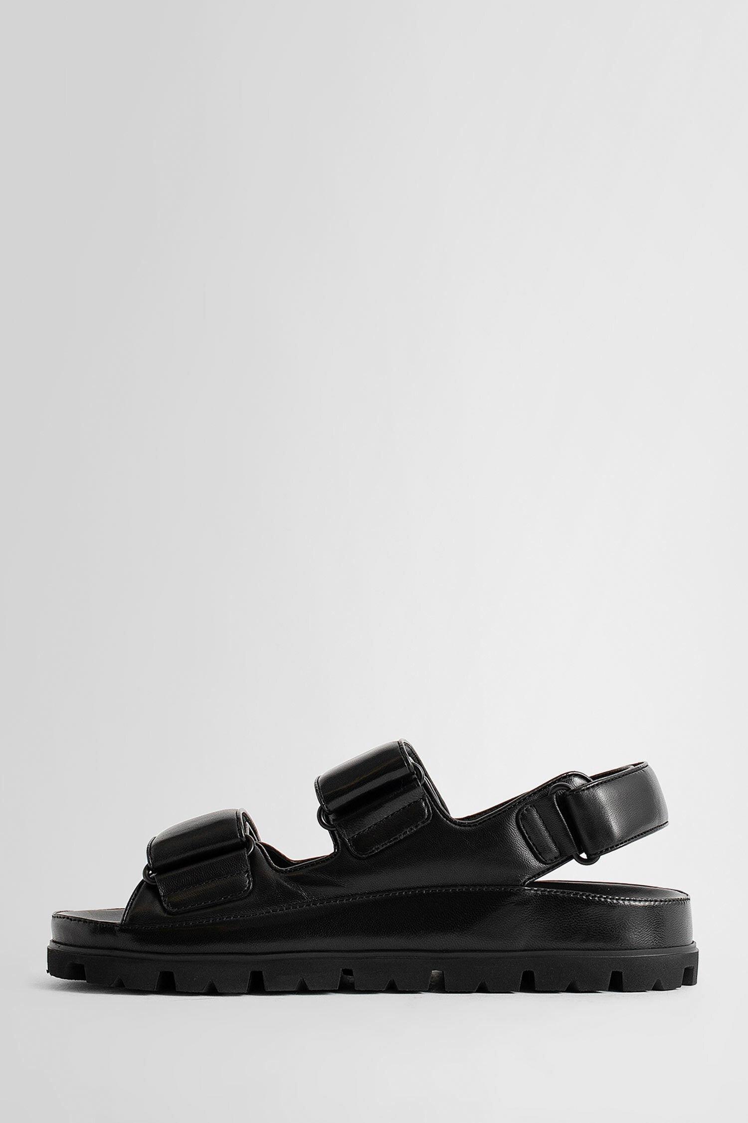 PRADA WOMAN BLACK SANDALS