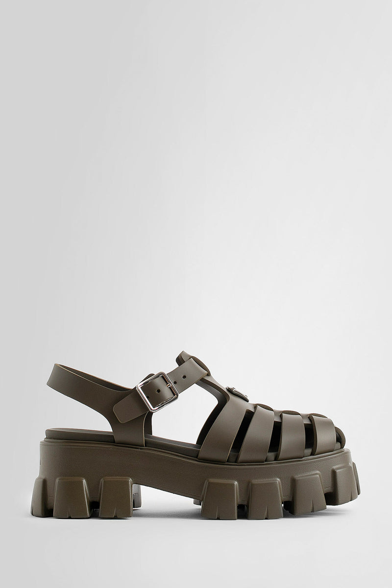 PRADA WOMAN GREEN SANDALS PRADA SANDALS Antonioli