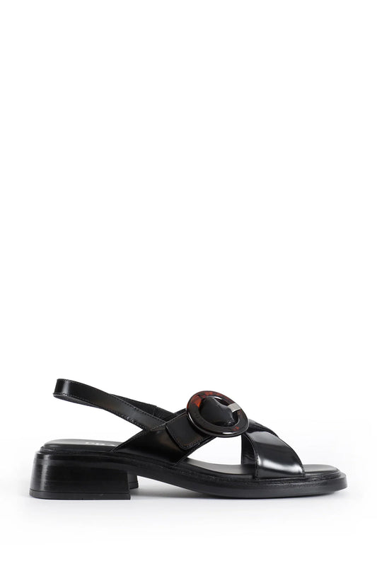 PRADA WOMAN BLACK SANDALS & SLIDES - Antonioli.eu