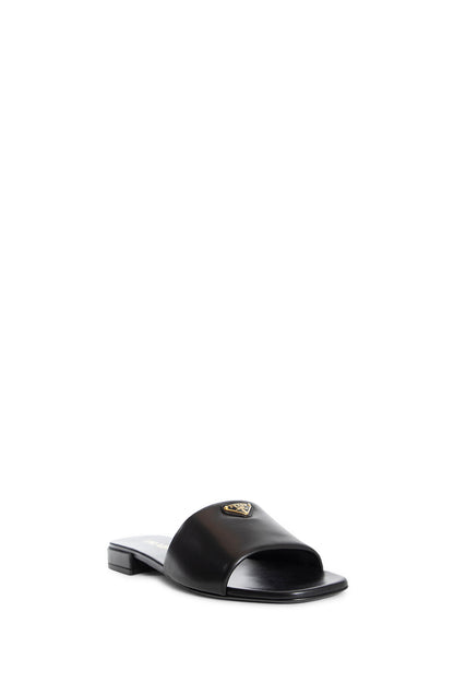 PRADA WOMAN BLACK SANDALS & SLIDES