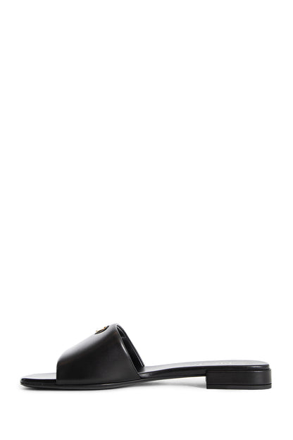 PRADA WOMAN BLACK SANDALS & SLIDES