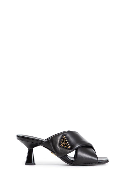 PRADA WOMAN BLACK MULES