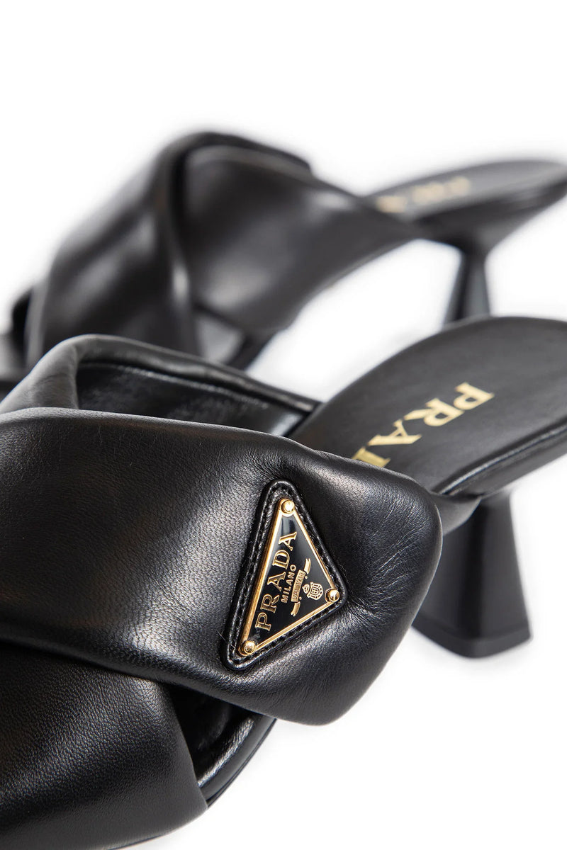 Padded Lambskin Mules - Antonioli.eu