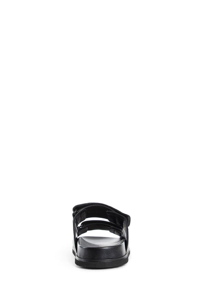 PRADA WOMAN BLACK SANDALS & SLIDES