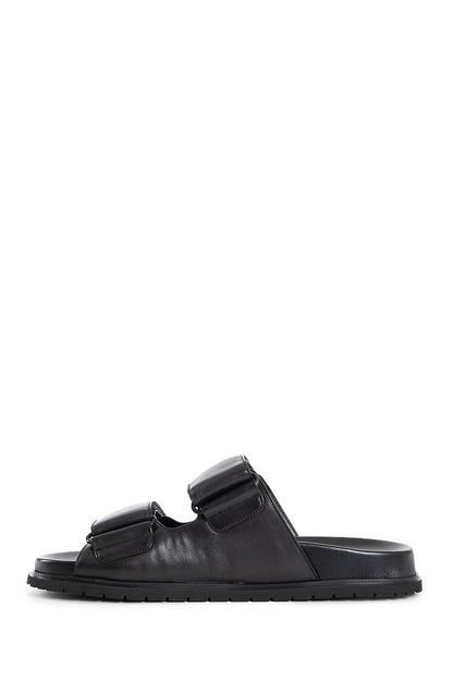 PRADA WOMAN BLACK SANDALS & SLIDES