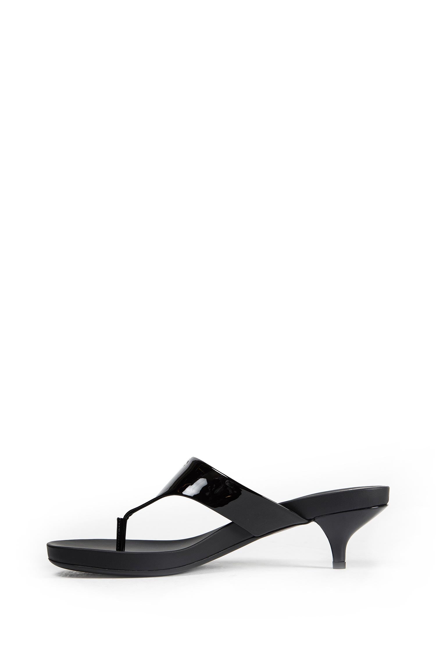 Patent Leather Thong Sandals