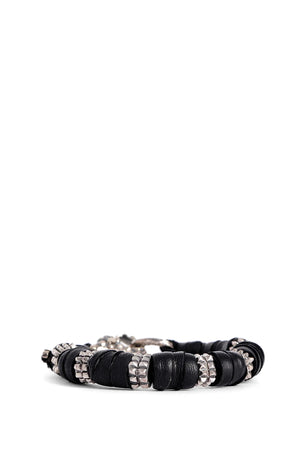 Bracelet en cuir et argent - Antonioli.eu