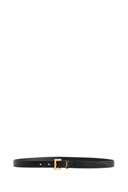 SAINT LAURENT WOMAN BLACK BELTS