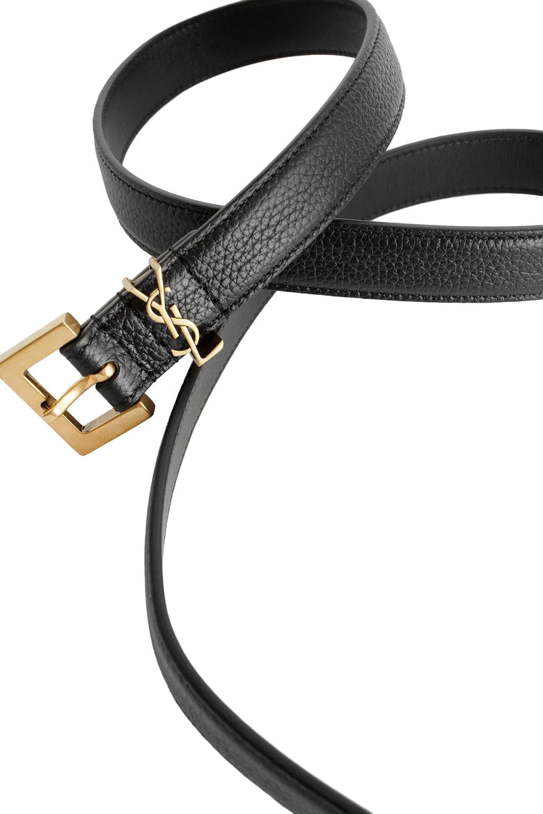 SAINT LAURENT SAINT LAURENT WOMAN BLACK BELTS woman