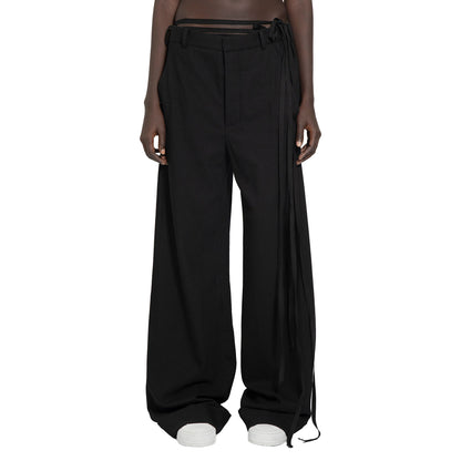 BELINDA LOOSE FIT TROUSERS BRUSHED WOOL
