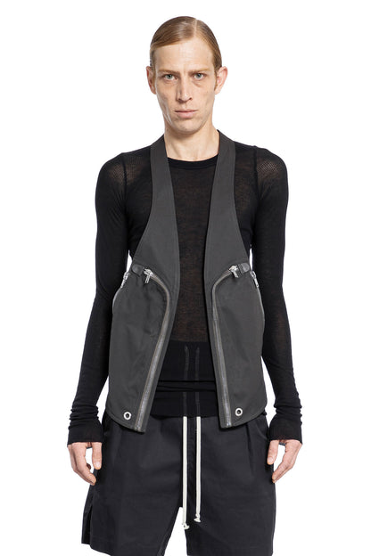 Antonioli RICK OWENS MAN GREY VESTS