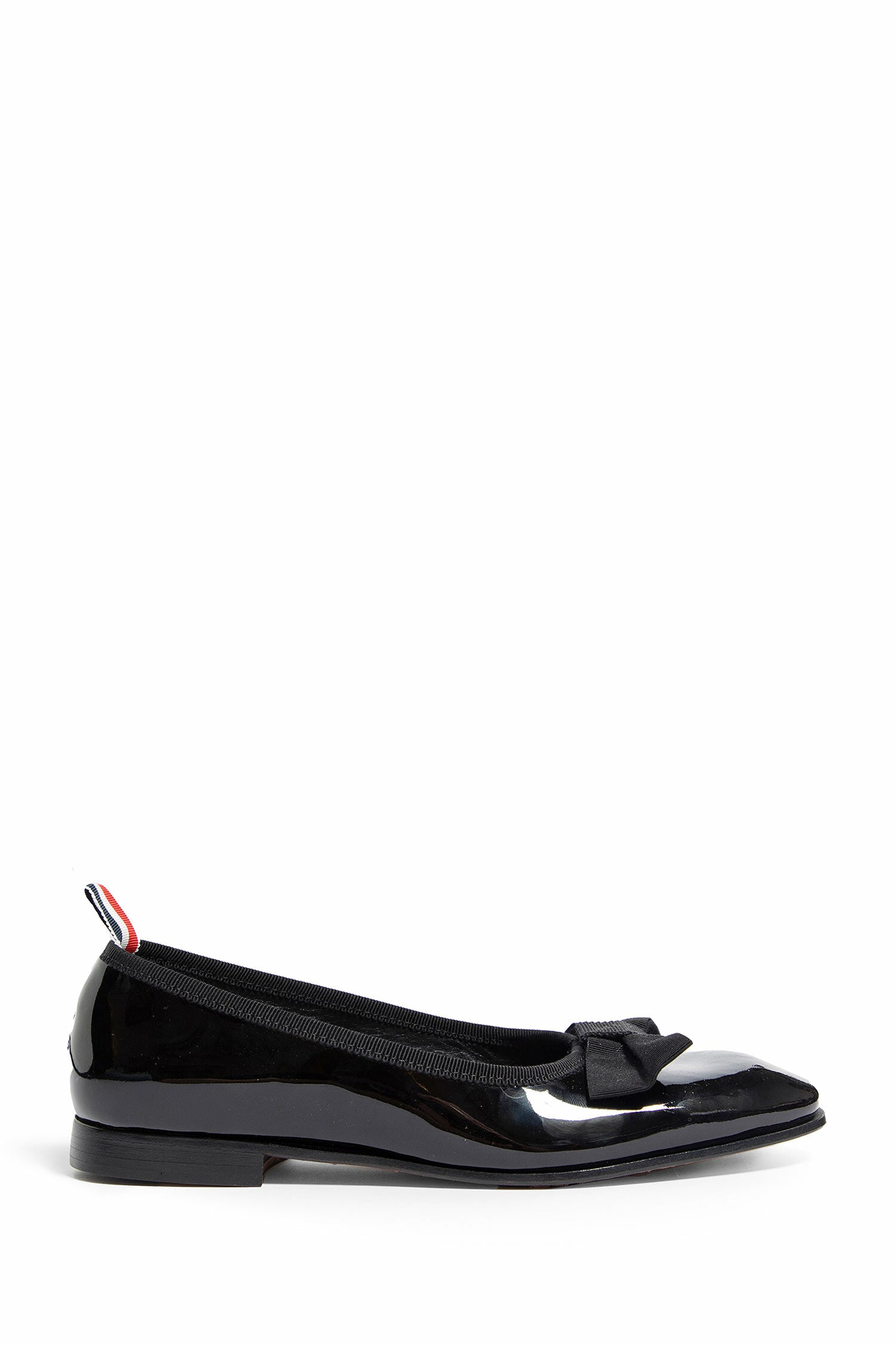 THOM BROWNE WOMAN BLACK FLATS