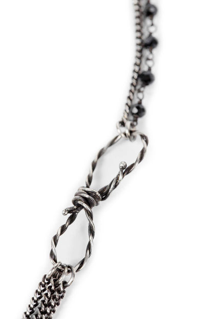 Afsar Beaded Necklace with Feathers