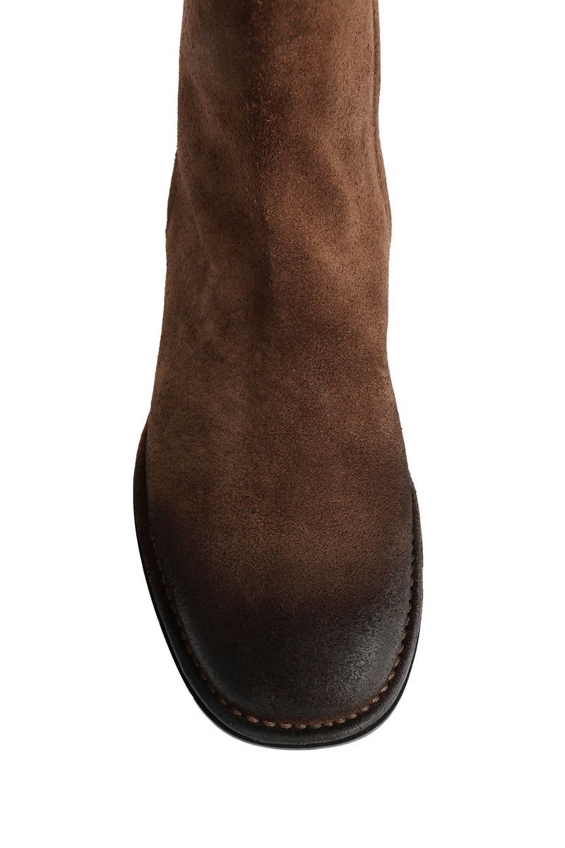 EMPORIO ARMANI Oiled Suede Boots man