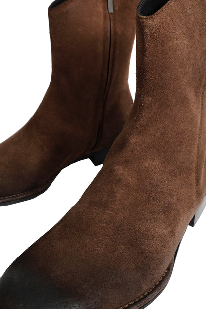 Oiled Suede Boots
