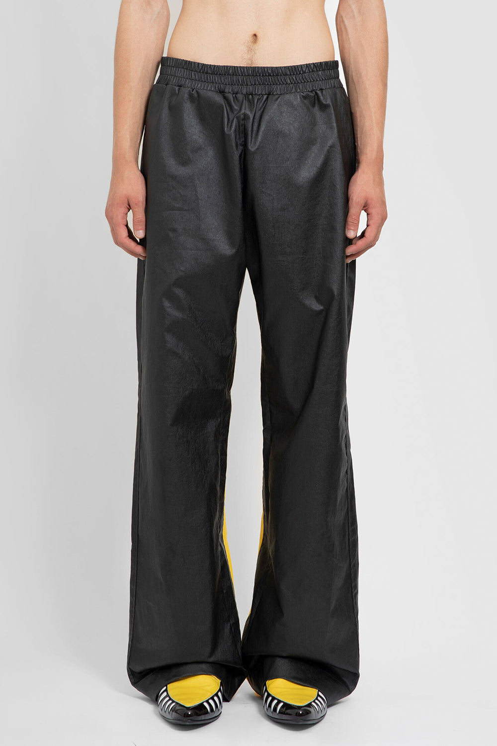 WALTER VAN BEIRENDONCK MAN BLACK TROUSERS