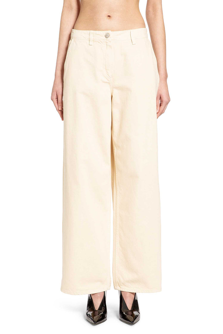 Wide Leg Denim Trousers