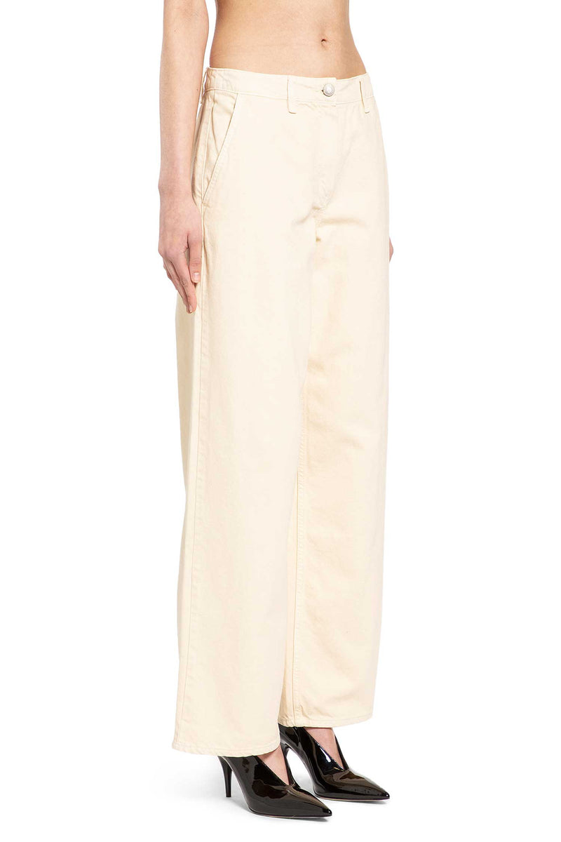 Wide Leg Denim Trousers