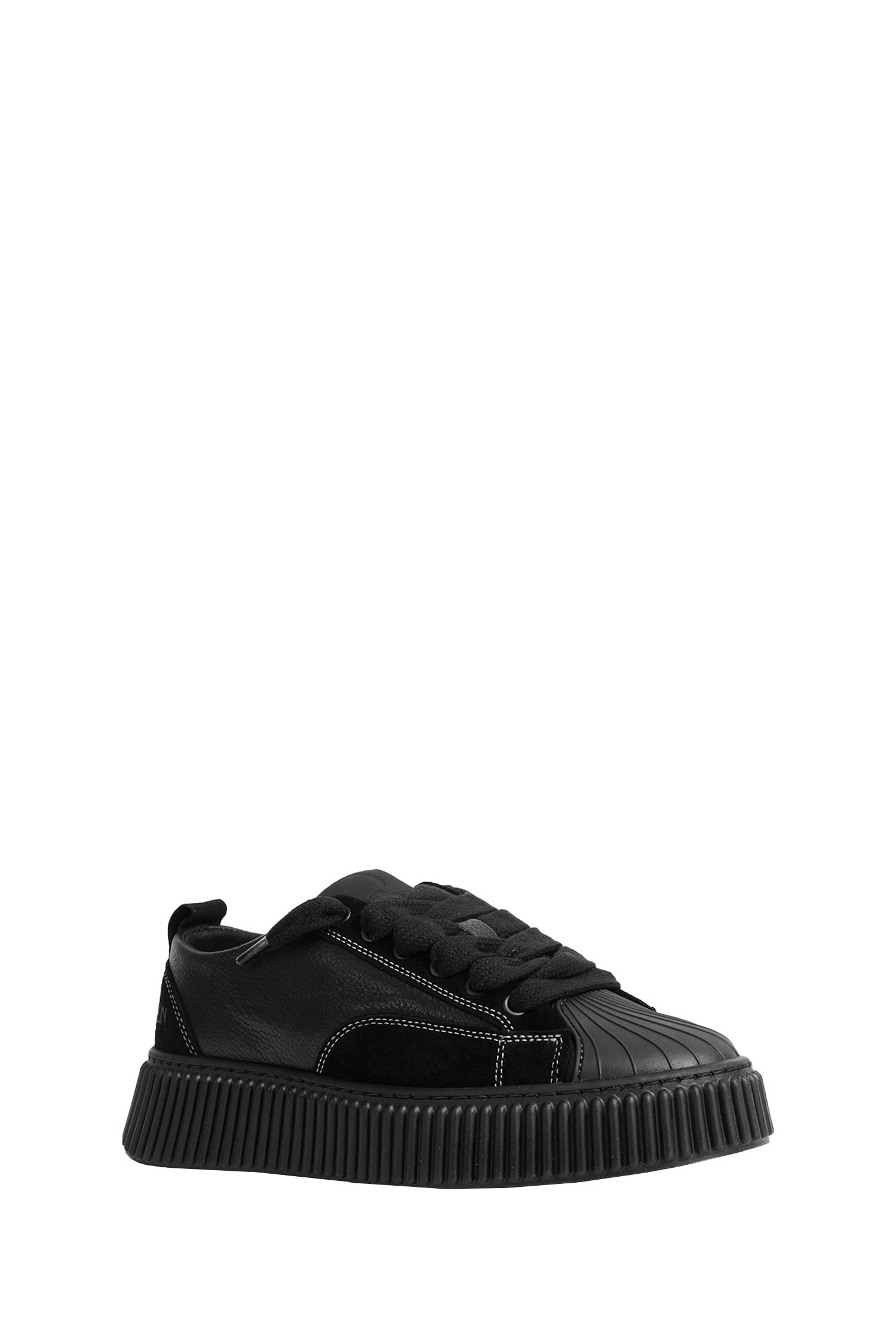 RHUN 2025 Leather and Suede Sneakers man