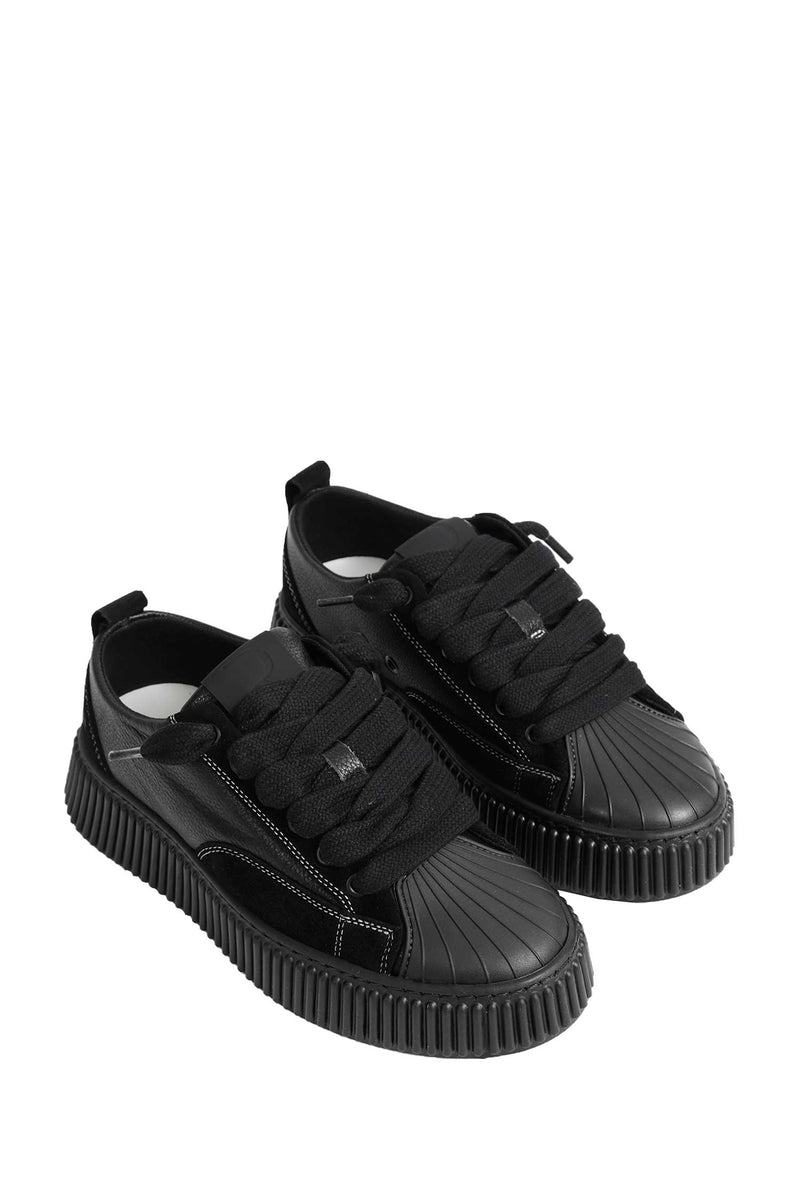 RHUN 2025 Leather and Suede Sneakers man