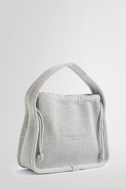 ALEXANDER WANG WOMAN GREY TOP HANDLE BAGS