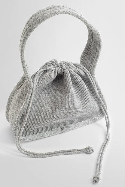 ALEXANDER WANG WOMAN GREY TOP HANDLE BAGS