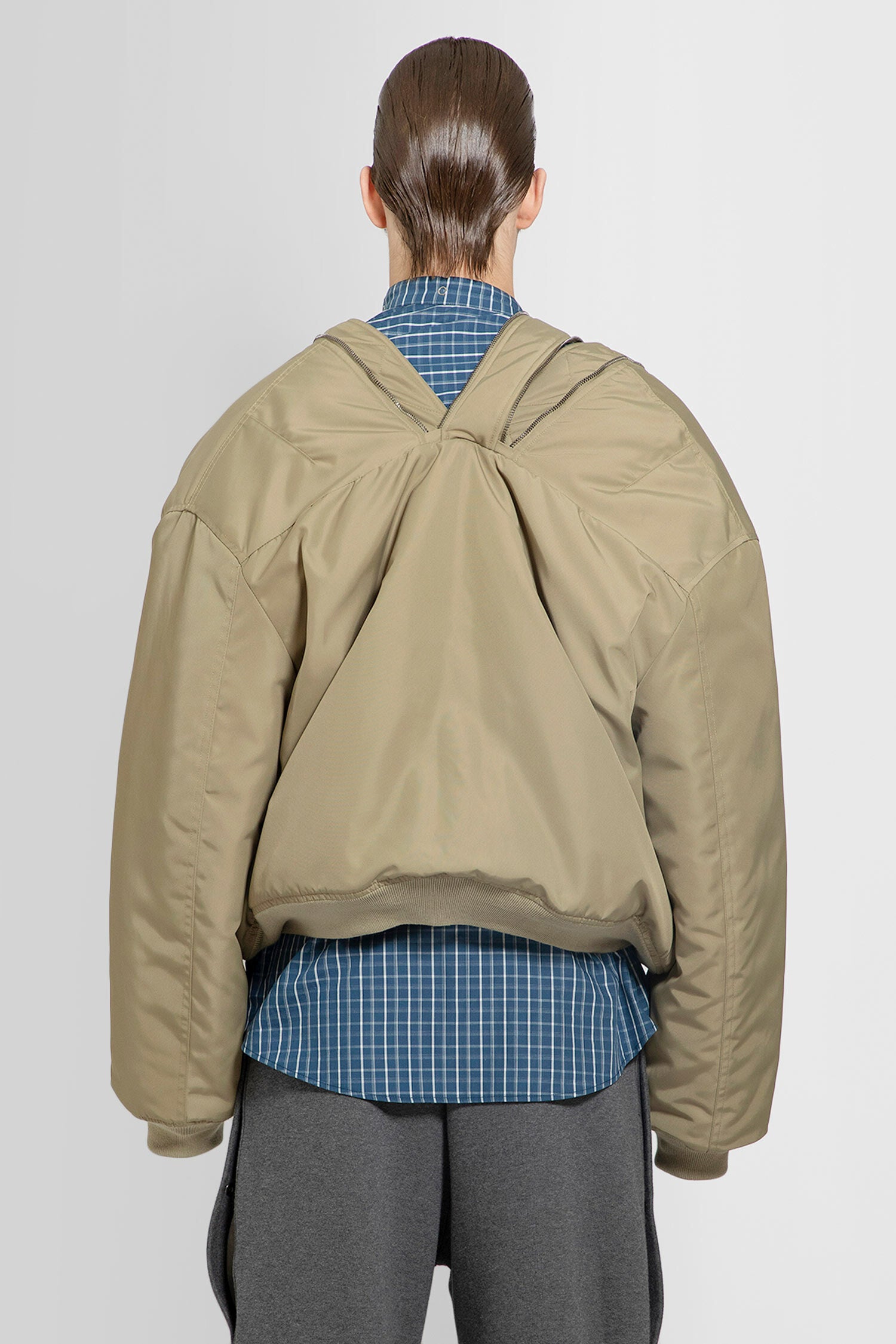 Y/PROJECT MAN BEIGE JACKETS