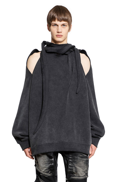 Antonioli Y/PROJECT MAN BLACK SWEATSHIRTS