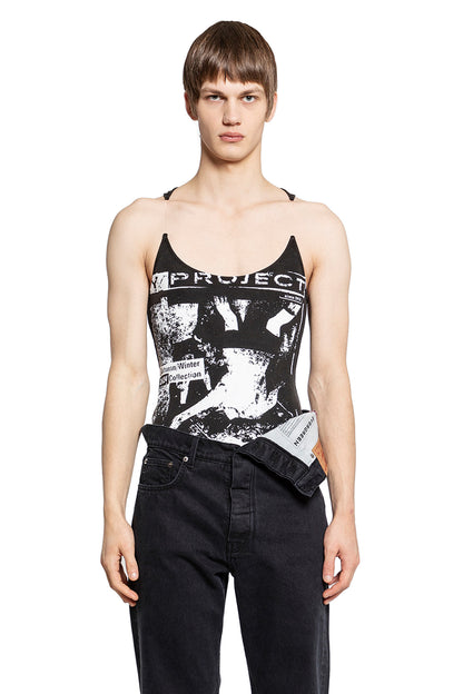 Antonioli Y/PROJECT MAN BLACK&WHITE T-SHIRTS & TANK TOPS