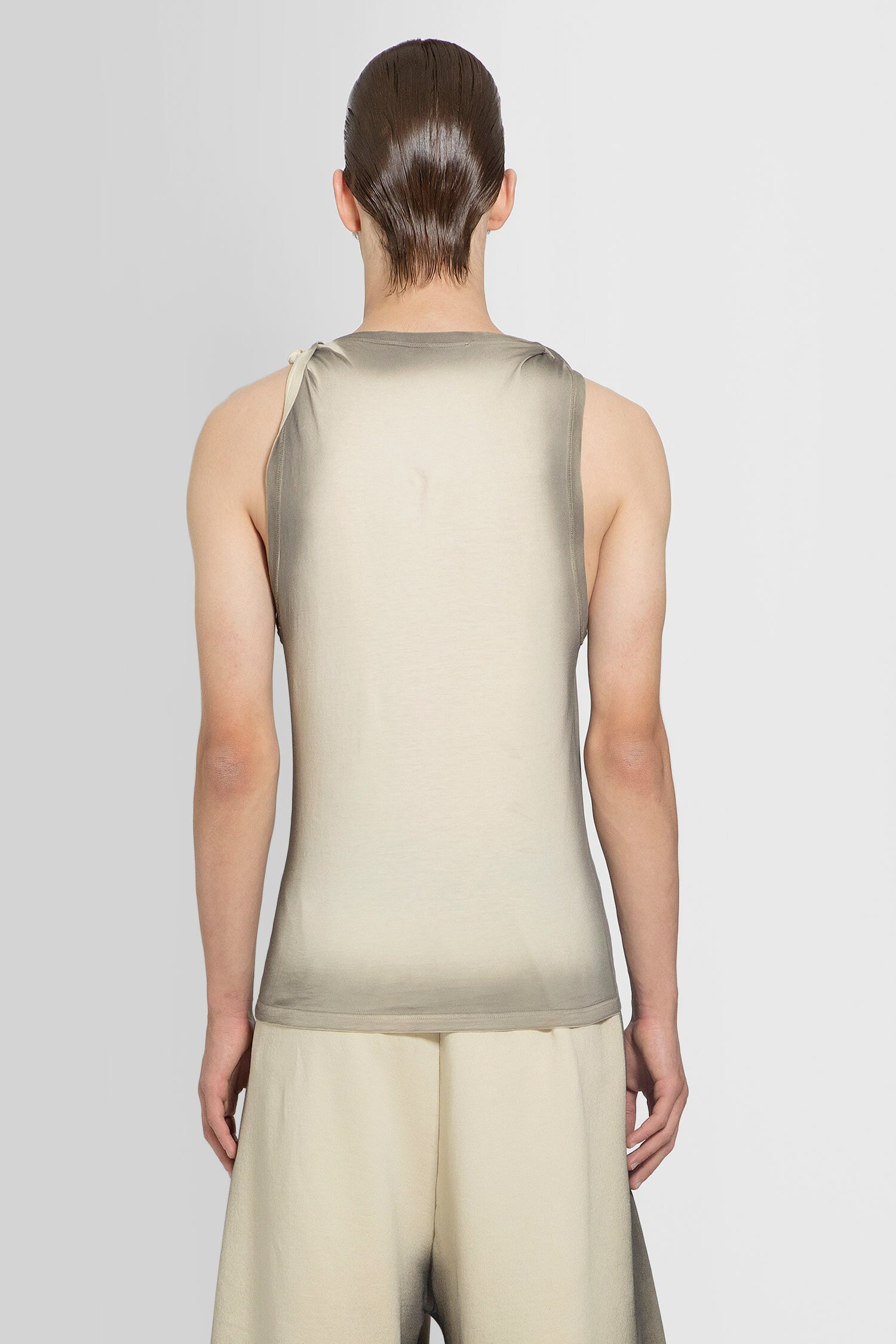 Y/PROJECT MAN BEIGE TANK TOPS - Y/PROJECT - TANK TOPS | Antonioli