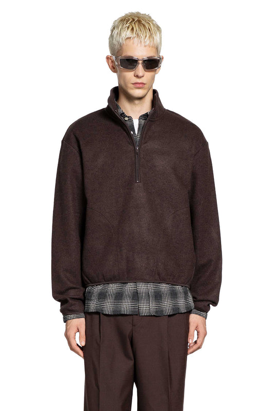 Wool Half-Zip Sweatshirt