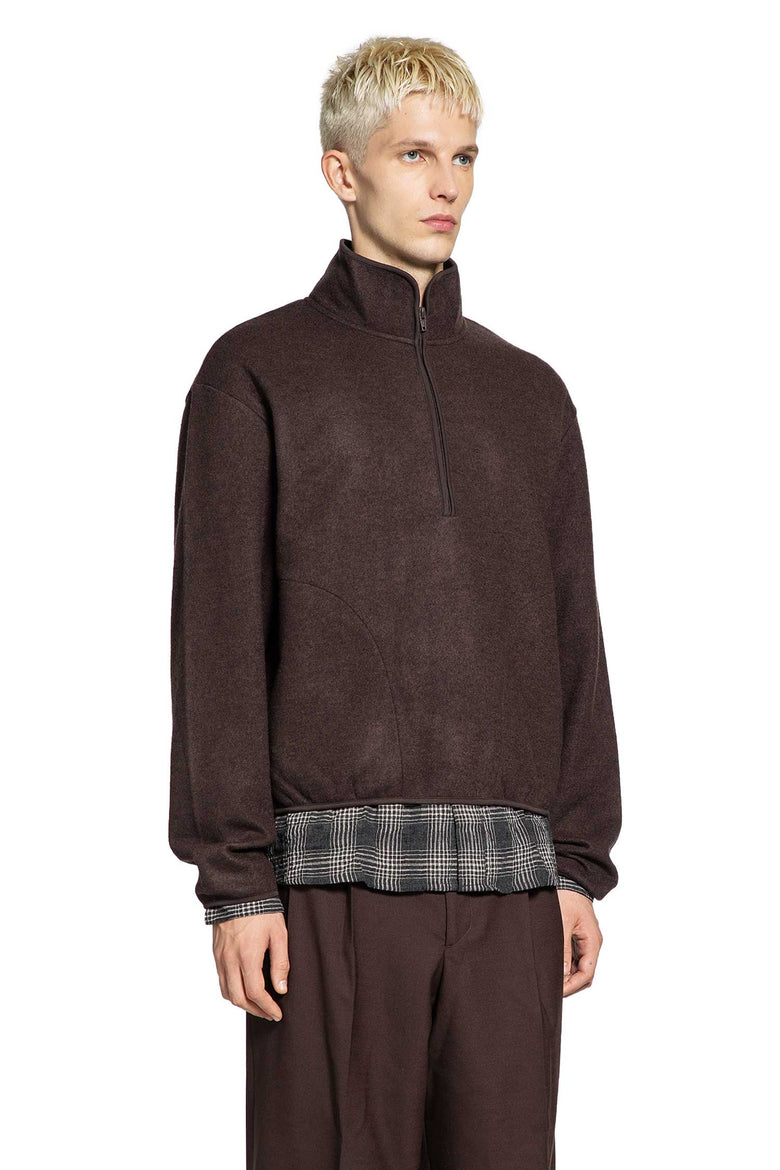 Wool Half-Zip Sweatshirt