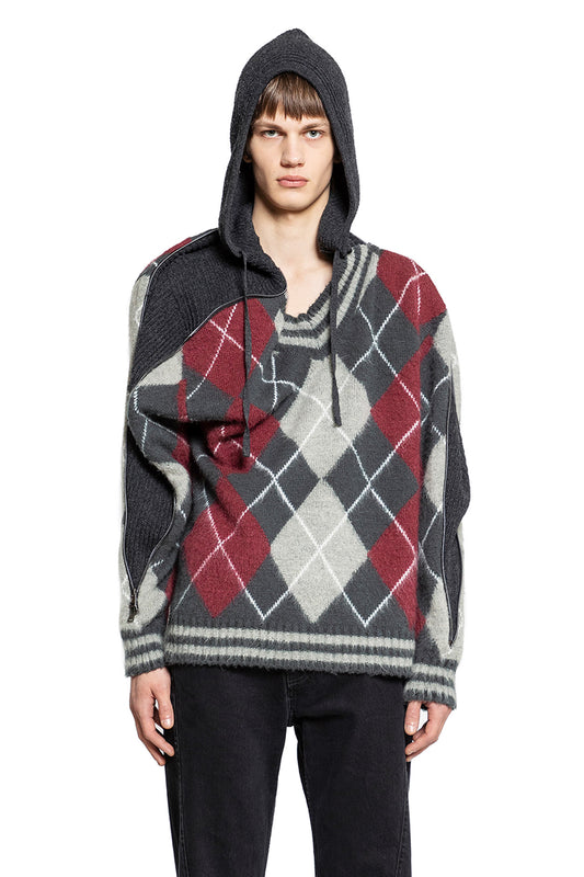 Y/PROJECT MAN MULTICOLOR KNITWEAR