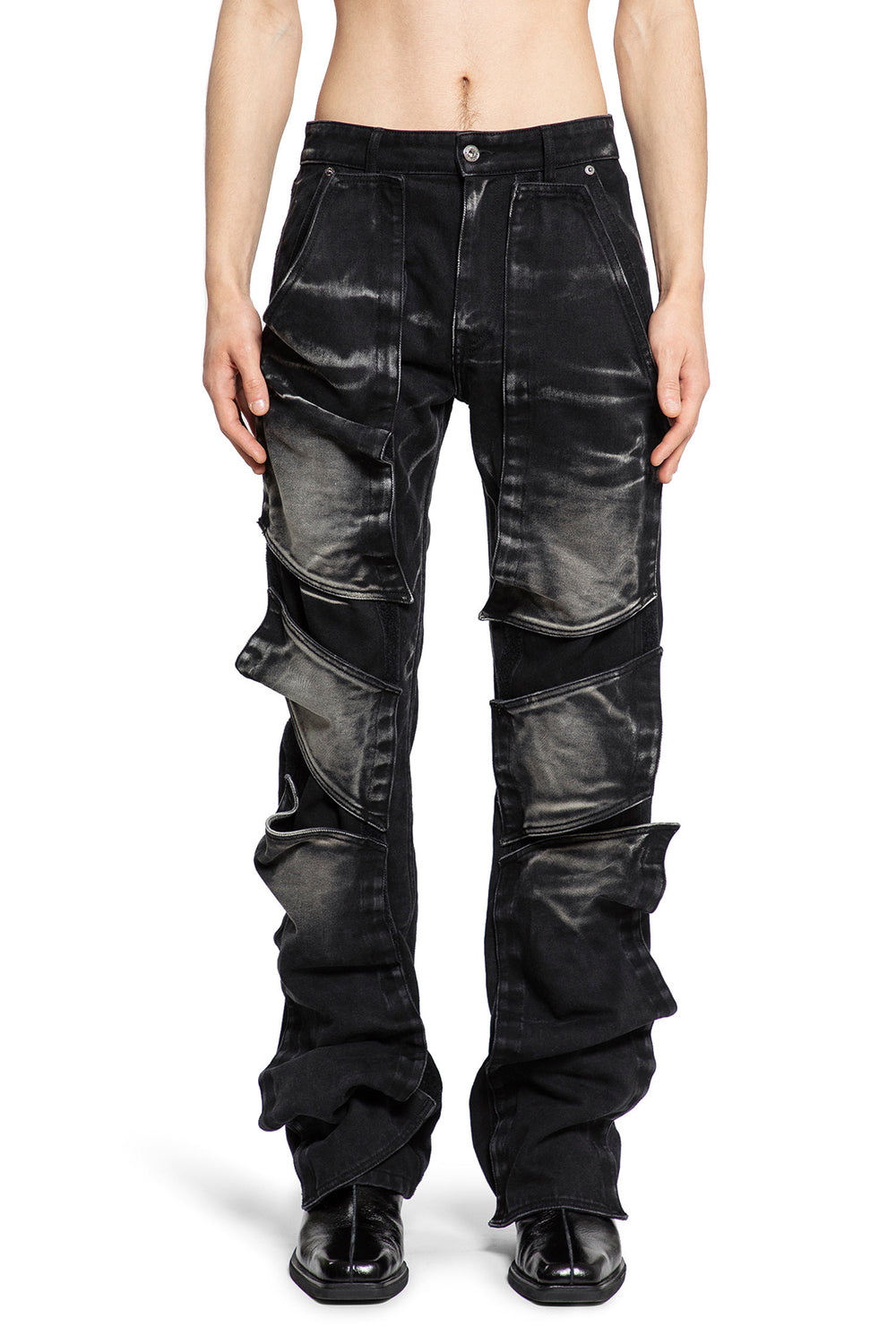 Y/PROJECT MAN BLACK JEANS