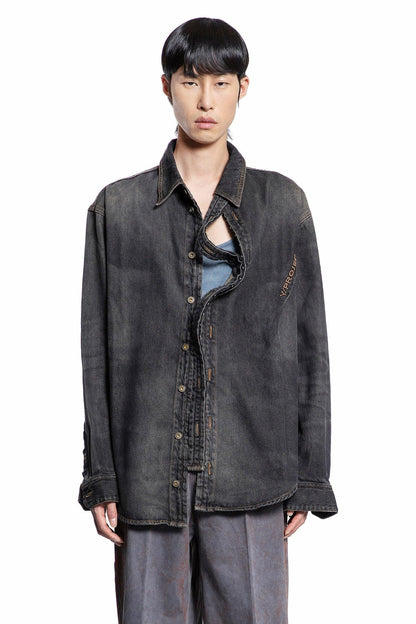 Antonioli Y/PROJECT MAN BLACK SHIRTS