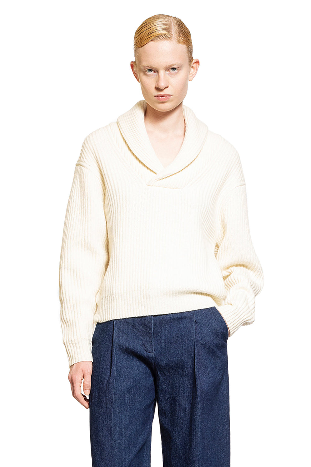 THE GARMENT WOMAN OFF-WHITE KNITWEAR