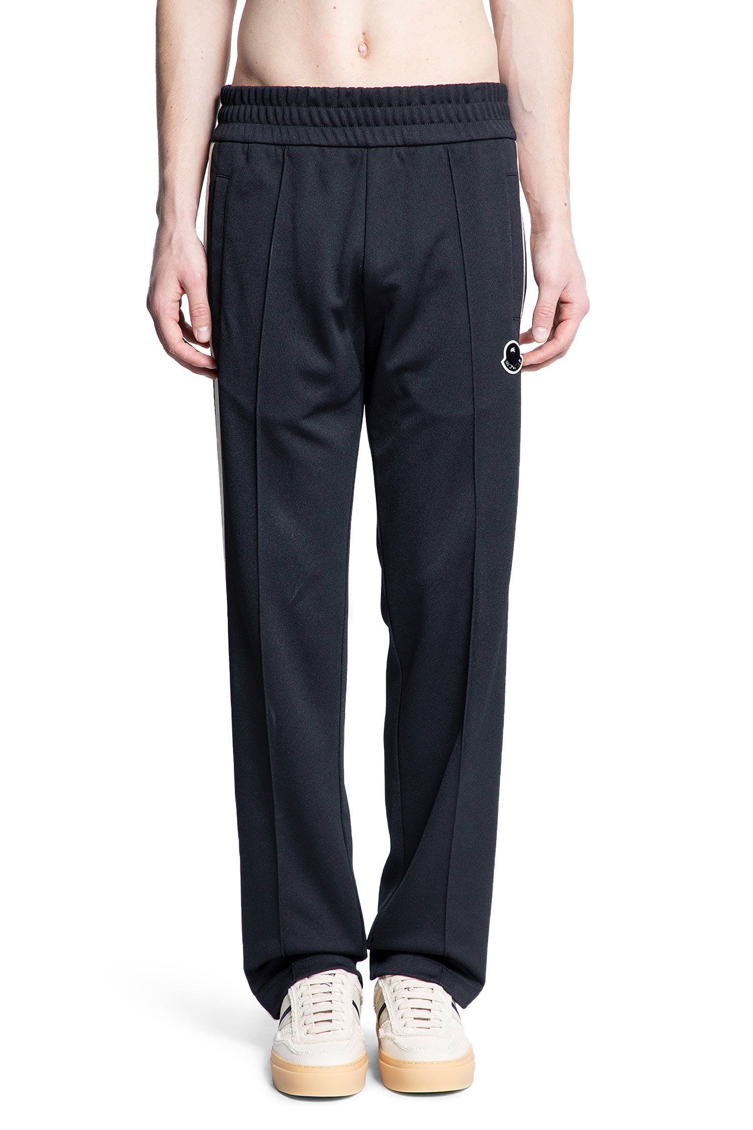 MONCLER GENIUS MAN BLACK TROUSERS