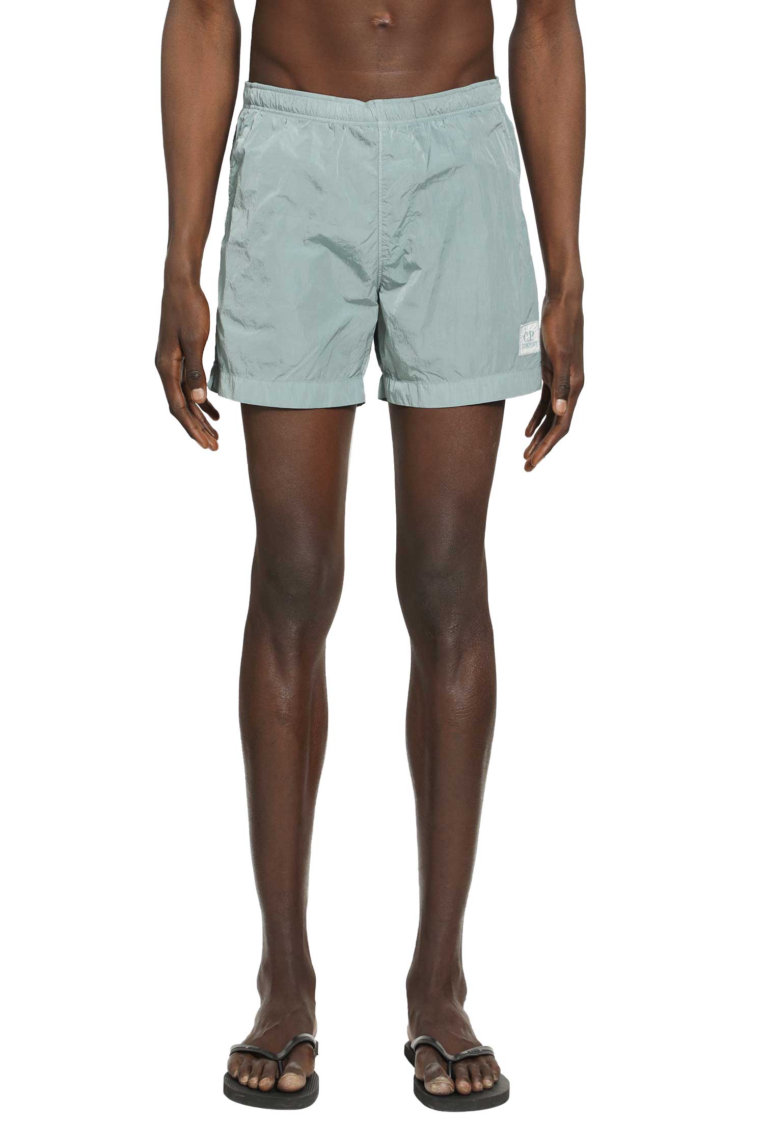 C.P. COMPANY Logo Patch Swim Shorts man