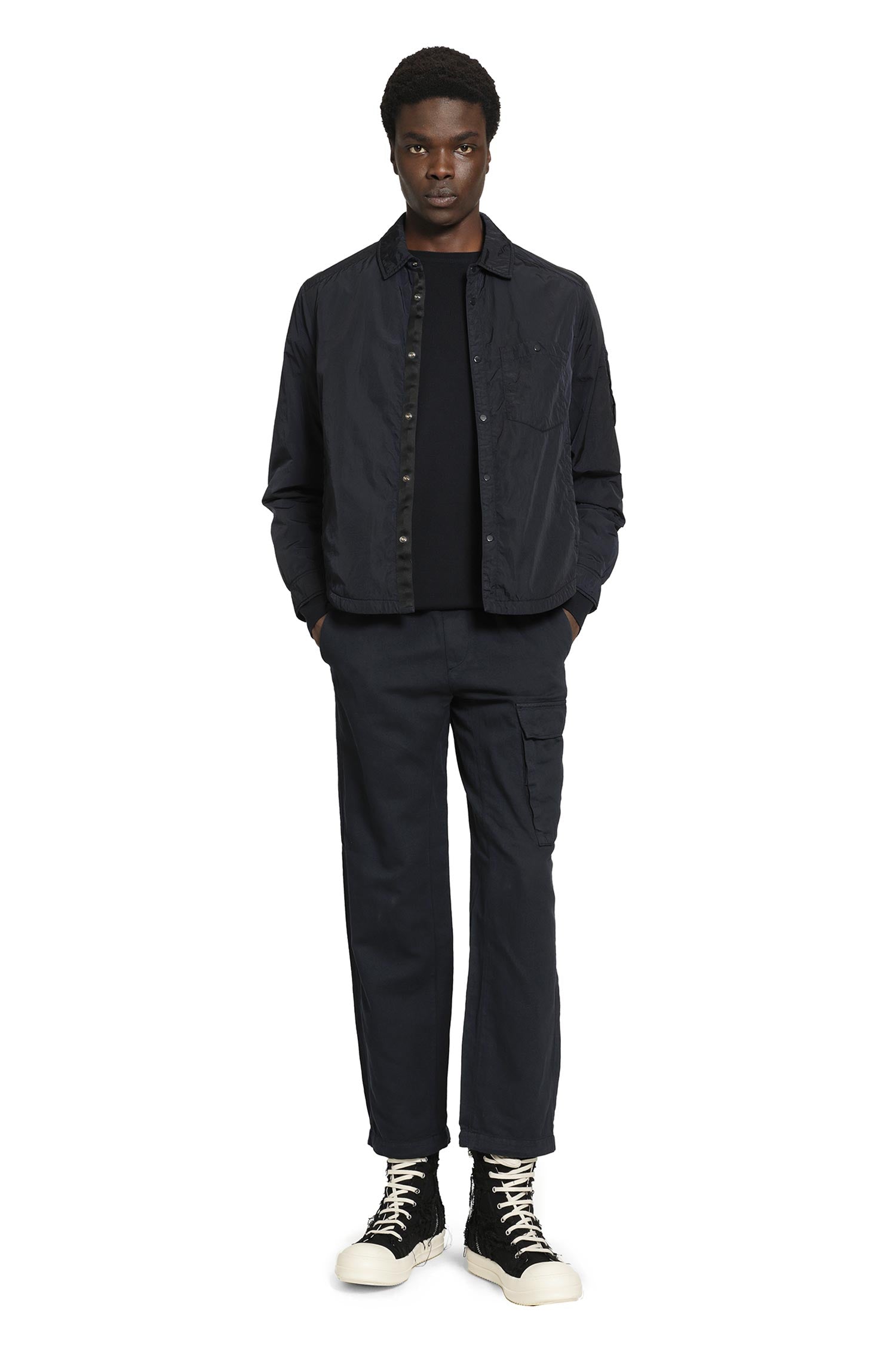 C.P. COMPANY Cotton Sea Island Lens Sweater man