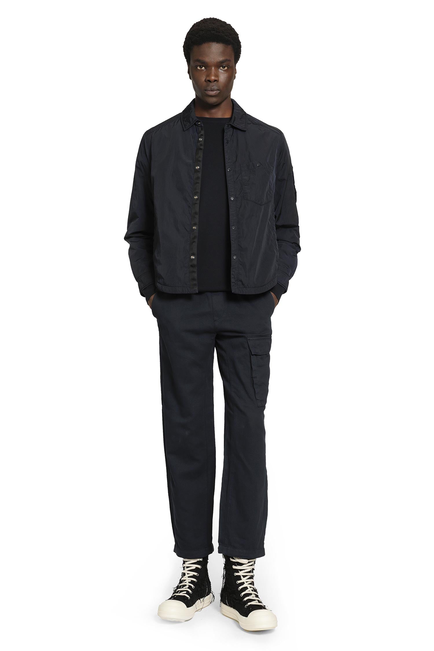 Chrome-R Padded Lens Overshirt