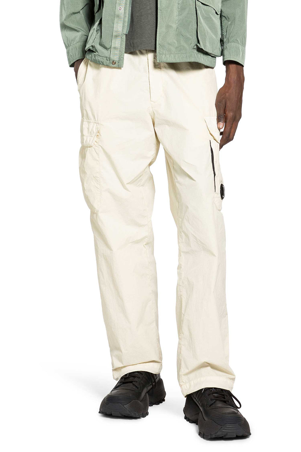 C.P. COMPANY Flatt Nylon Cargo Lens Pants man