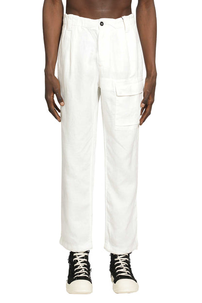 Cotton Canvas Cargo Trousers